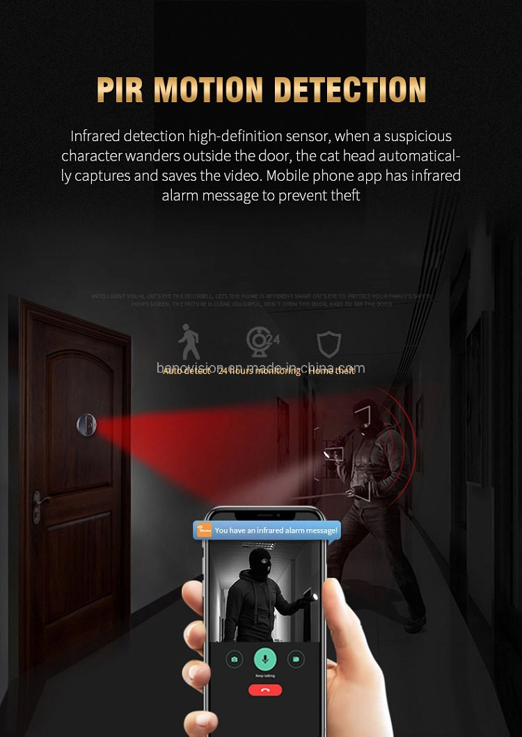 Security Battery Intercom Smart Wireless Ring Door Bell Video Doorbell Camera